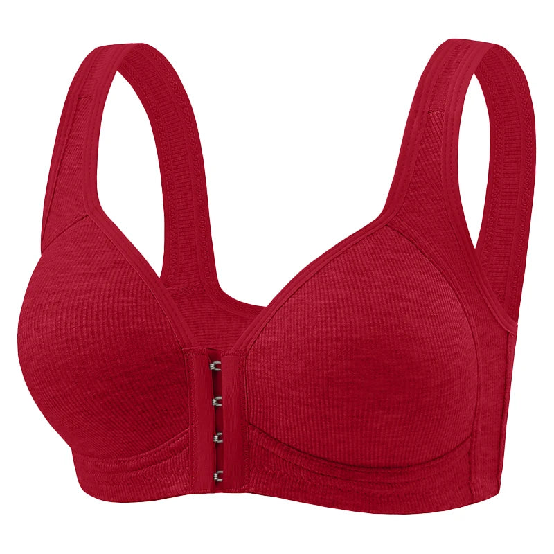 Soutien-Gorge Femme Push-Up Seamless Sans Armature – Fermeture Frontale & Maintien Confortable