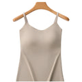 Débardeur Femme Col V avec Brassière Intégrée – Élégant, Confortable & Tendance