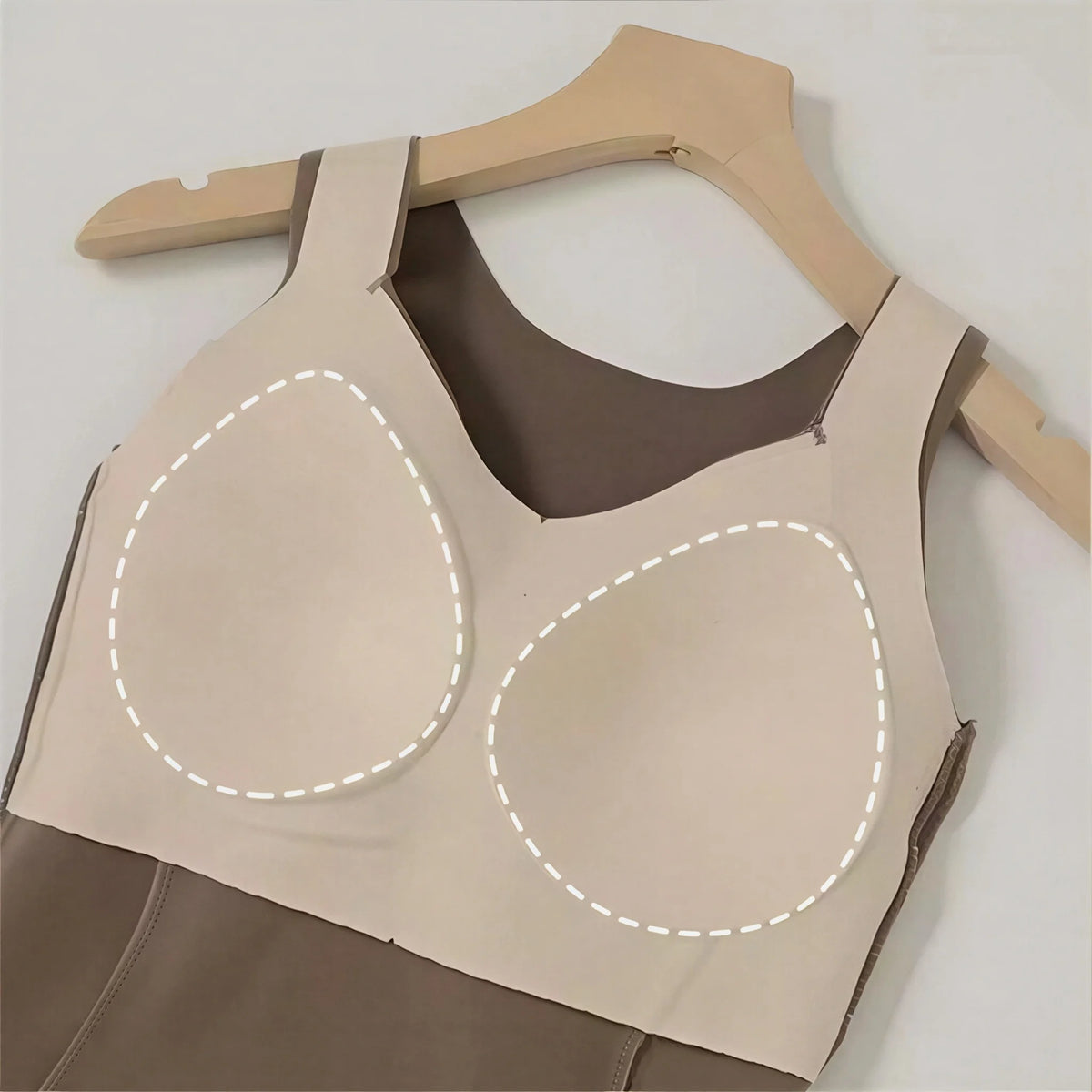 Débardeur Thermique Femme – Brassière Intégrée, Doux et Chaud