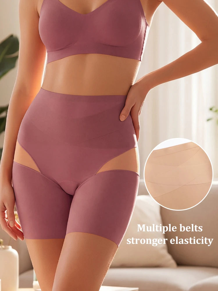Short Sculptant Femme Taille Haute – Sans Couture Respirant & Effet Push-Up Fessier
