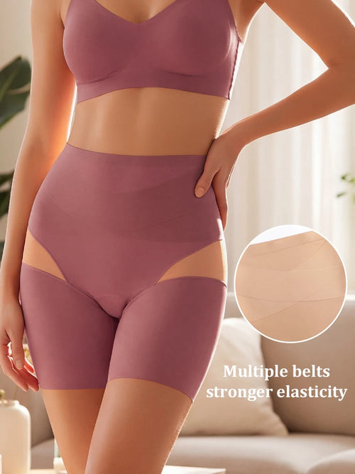 Short Sculptant Femme Taille Haute – Sans Couture Respirant & Effet Push-Up Fessier