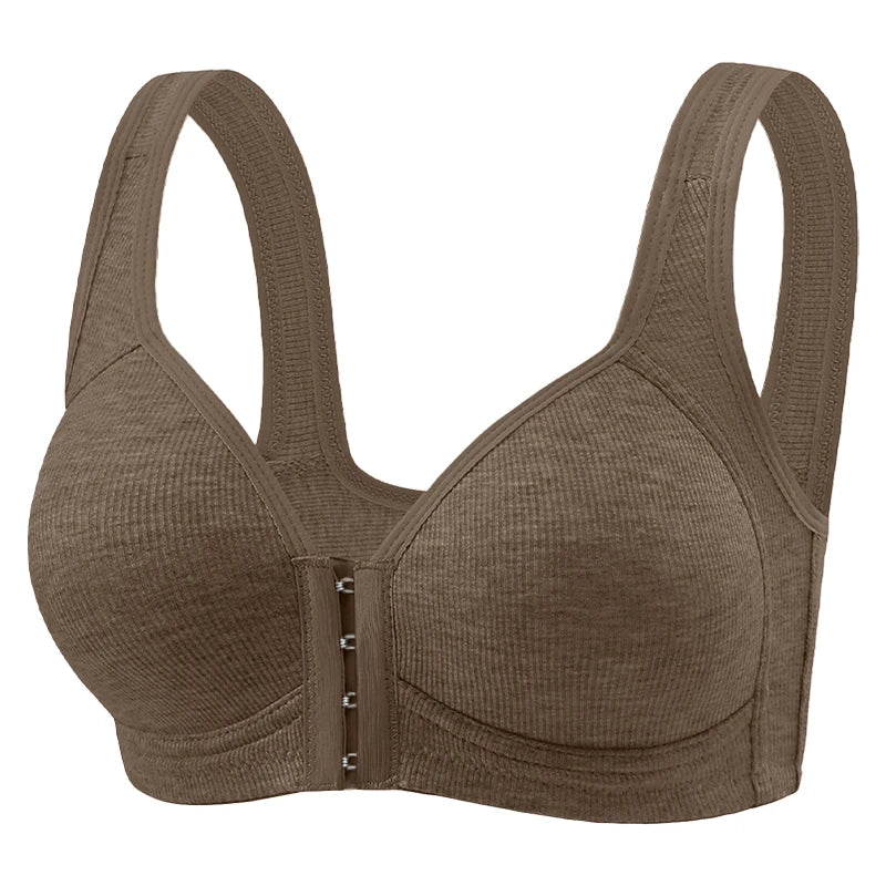 Soutien-Gorge Femme Push-Up Seamless Sans Armature – Fermeture Frontale & Maintien Confortable